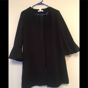 Chic not your basic black blazer.